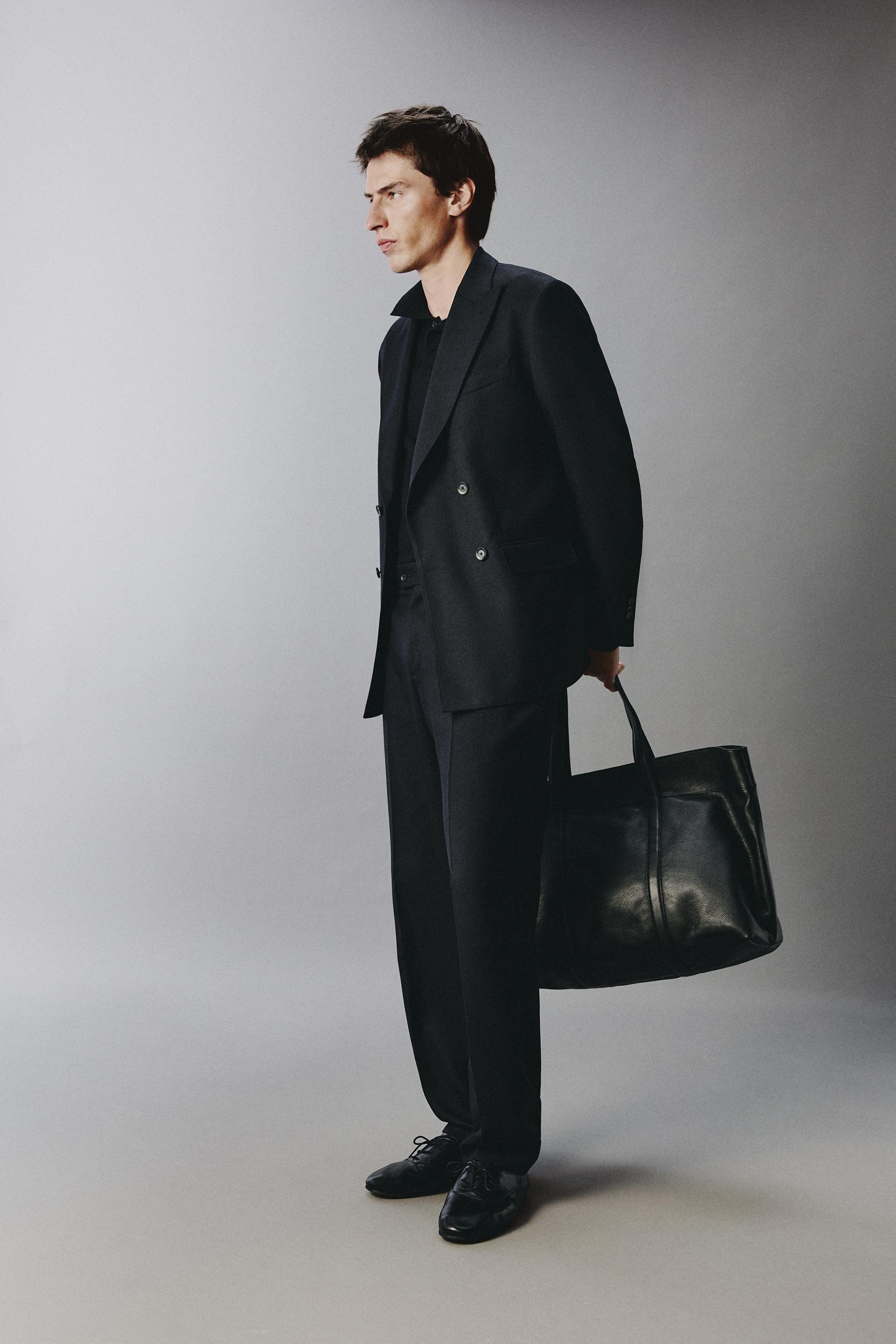 REGULAR FIT SUIT PANTS
